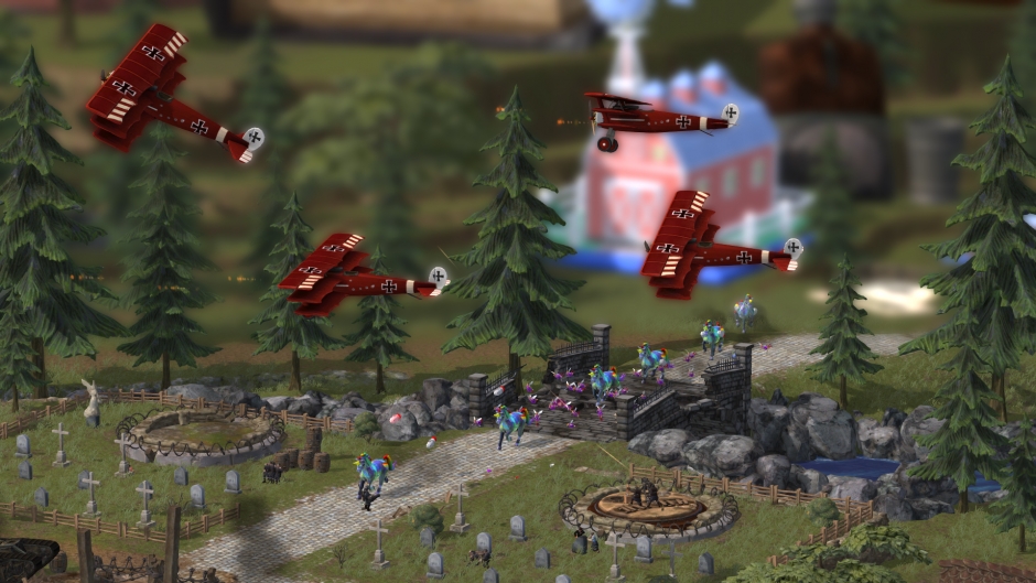 Toy Soldiers : War Chest, bombardement biplans