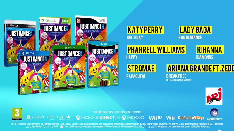Just Dance 15, maintenant disponible