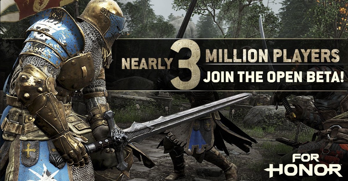 For Honor : plus de 3 millions de beta testeurs